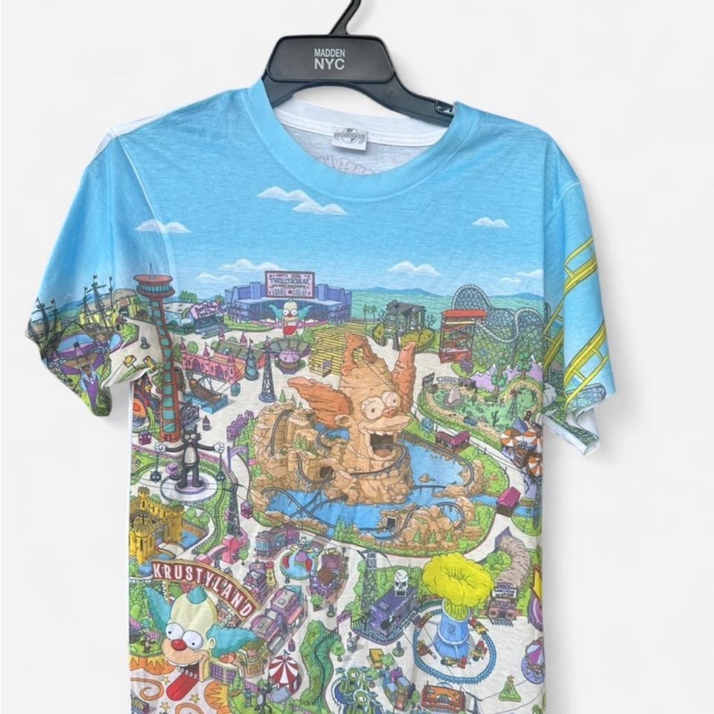 Blue Graphic Simpson’s T-Shirt